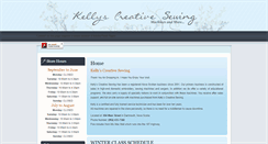 Desktop Screenshot of kellyscreativesewing.ca